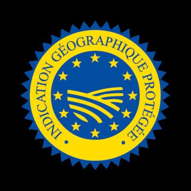 Logo Européen de l'Indication géographique protégée.