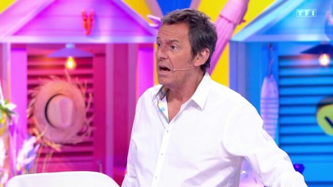 Jean-Luc Reichmann face à Bruno, dans "Les 12 coups de midi" sur TF1, le vendredi 16 juillet 2021.