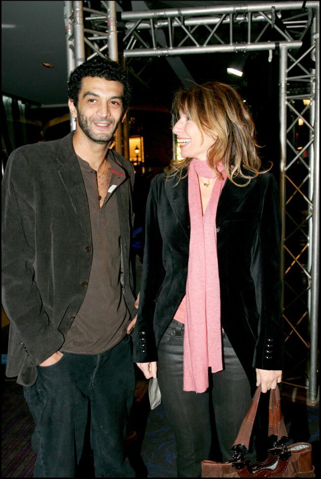 Ramzy Bedia et Anne Depétrini à Paris en 2006 lors de l'avant-première du film "Ne le dis à personne"
