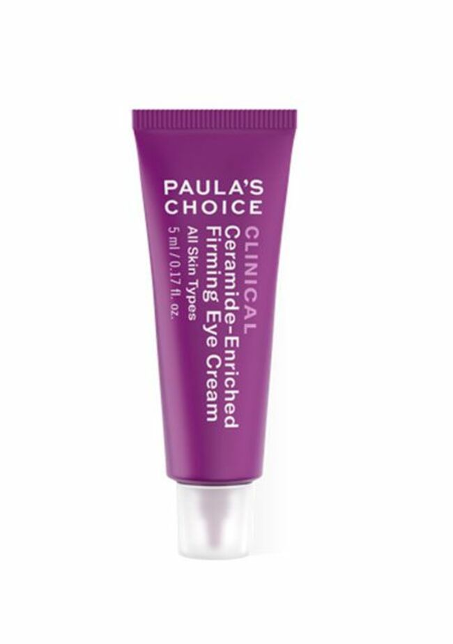 Paula's choice - Clinical Crème Contour Yeux Céramides (Format voyage), réduit les ridules, raffermit et éclaircit le contour de l'oeil. Disponible sur Paula's Choice - 20€