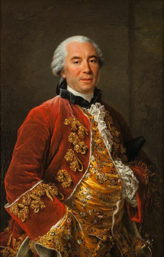 Portrait of Georges-Louis Leclerc, comte de Buffon par François-Hubert Drouais, Musée Buffon à Montbard. 