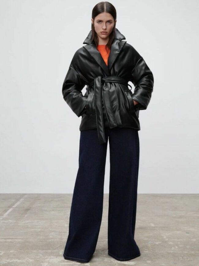Manteau rembourré en matière synthétique, Zara, 69,95€