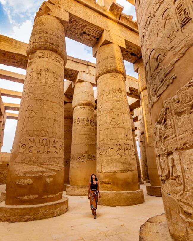 Le temple de Karnak.