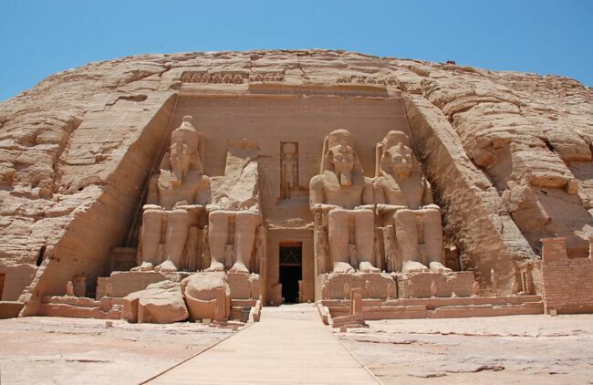  Le grand temple d'Abou Simbel.