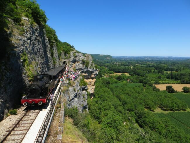 Le chemin de fer touristique du Haut-Quercy (ou train à vapeur de Martel).