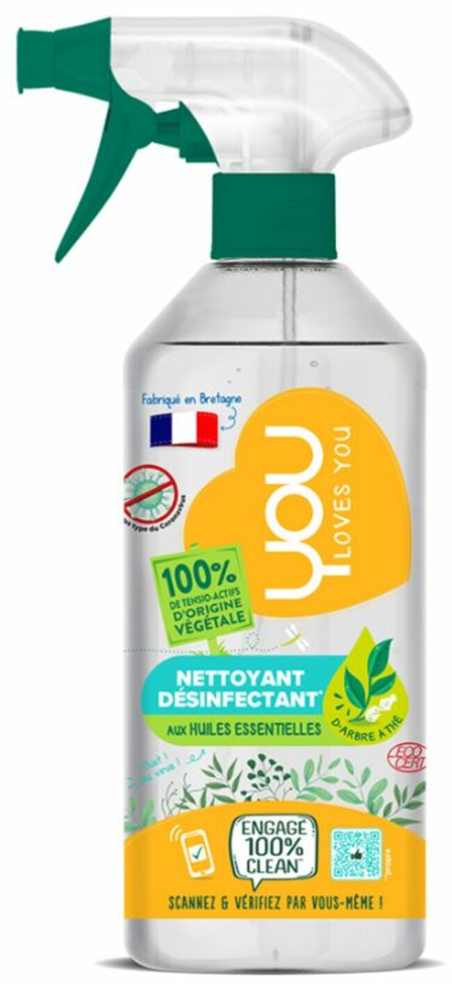 NETTOYANT VEGETAL POUR PLASTIQUE SOUPLE SPRAY 500 ML