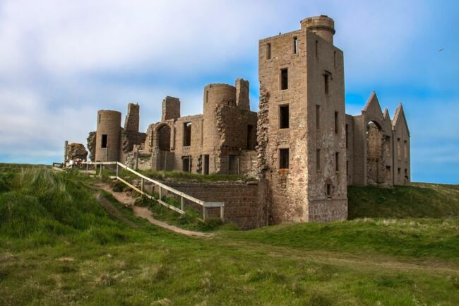 Le château de New Slain dans l'Aberdeenshire, Écosse, Grand Bretagne.