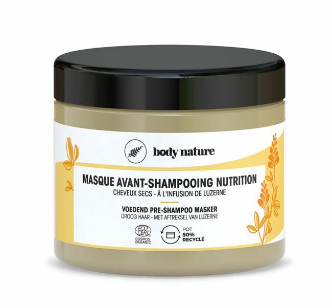 Masque Avant-Shampooing Nutrition Bio, Body Nature, 19,90 €.