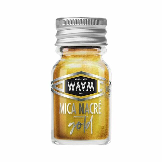 Mica nacre gold, Waam Cosmetics, 3,10 €.