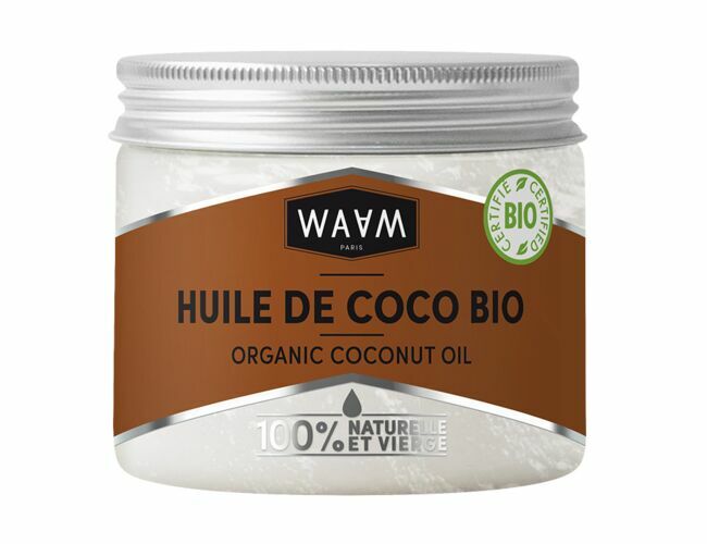 Huile de coco vierge, WAAM, 5,30 €