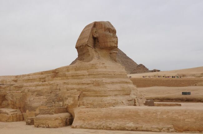 Le sphinx de Gizeh.