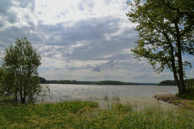 L'étang de Vaux dans le département de la Nièvre.