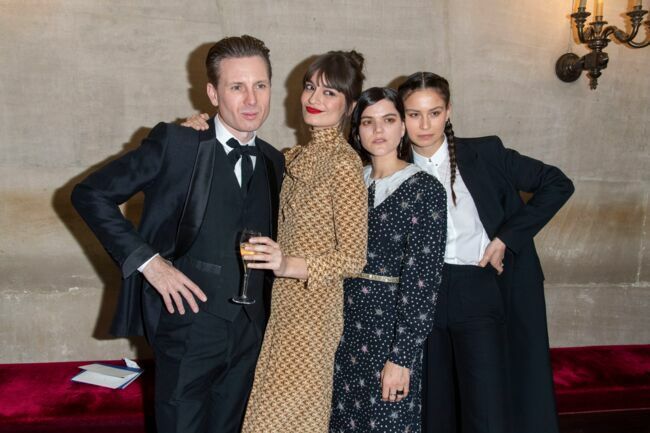 Clara Luciani et son compagnon Alex Kapranos, au dîner du 40e Gala de Charité AROP (Association pour le Rayonnement de l'Opéra de Paris) à l'Opera Garnier à Paris le 27 février 2020