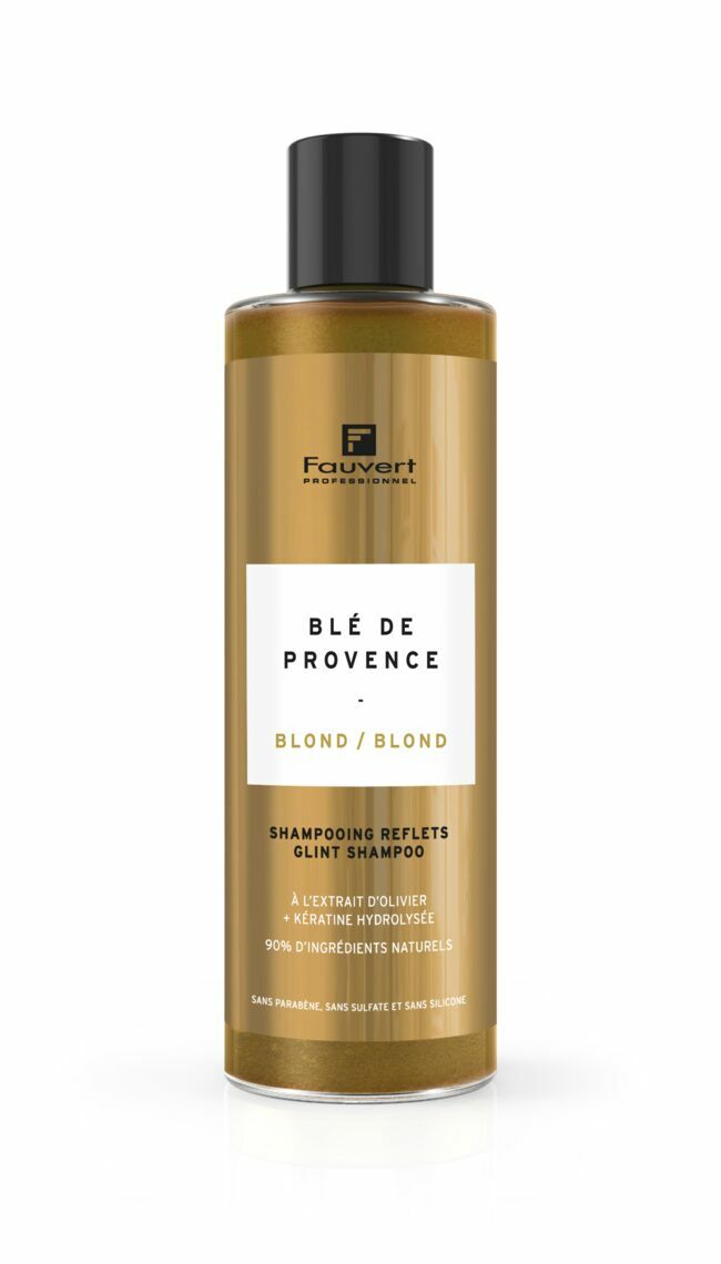 Shampooing reflets blonds Blé de Provence, Fauvert, 16,90 €.