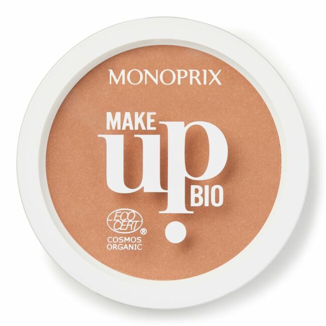 Poudre de soleil, Monoprix Make-up Bio, 10,99€.