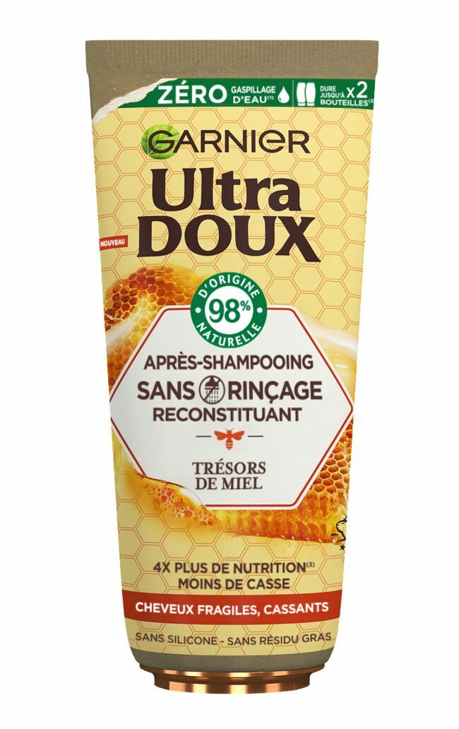  Ultra Doux Après Shampooing Sans Rinçage Reconstituant, Garnier 4,50€