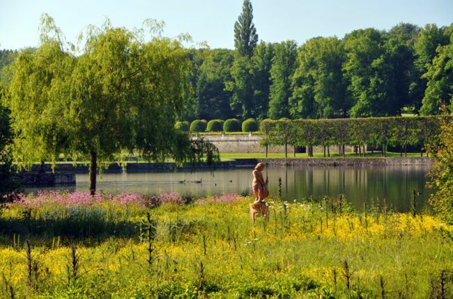 Jardin et potager du domaine de Villarceaux.