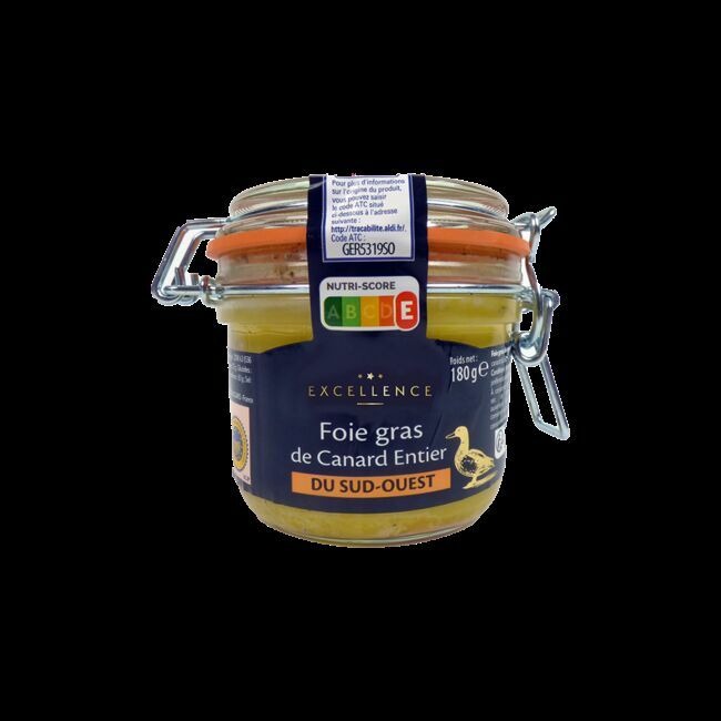 Foie gras de canard entier du sud-ouest en conserve - Maison Montfort
