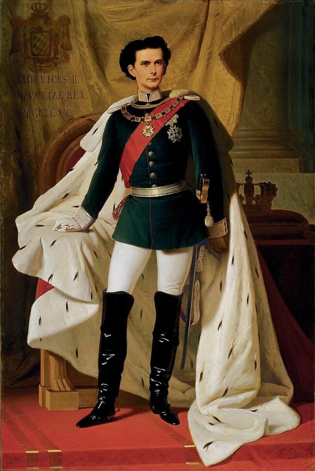 Louis II de Bavière par Ferdinand von Piloty (1865).