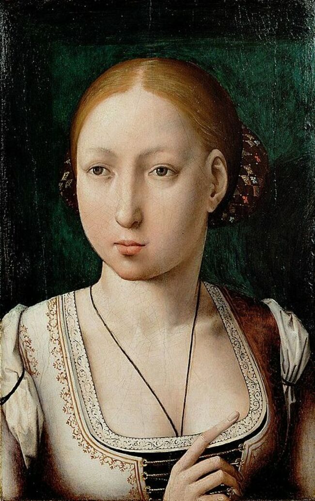 Jeanne Ire de Castille, par Jean de Flandres, musée d'histoire de l'art de Vienne.