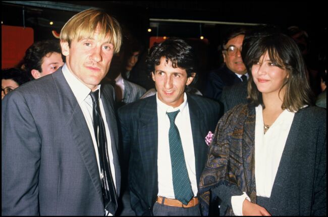 Sophie Marceau, Richard Anconina et Gérard Depardieu à la première de "Police" en 1985