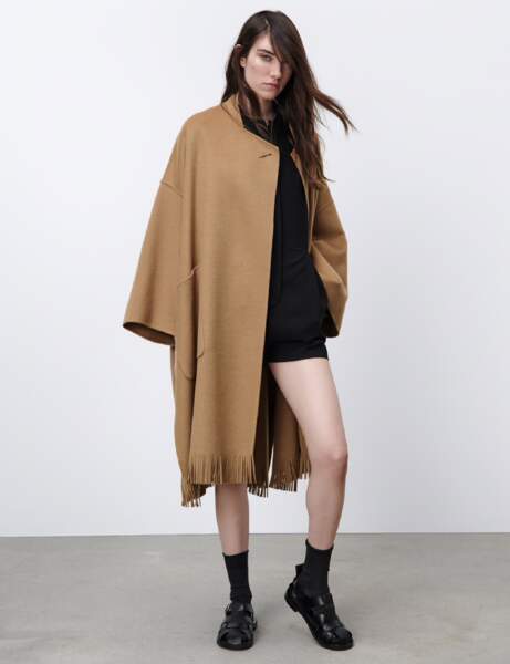 Zara : le manteau frangé