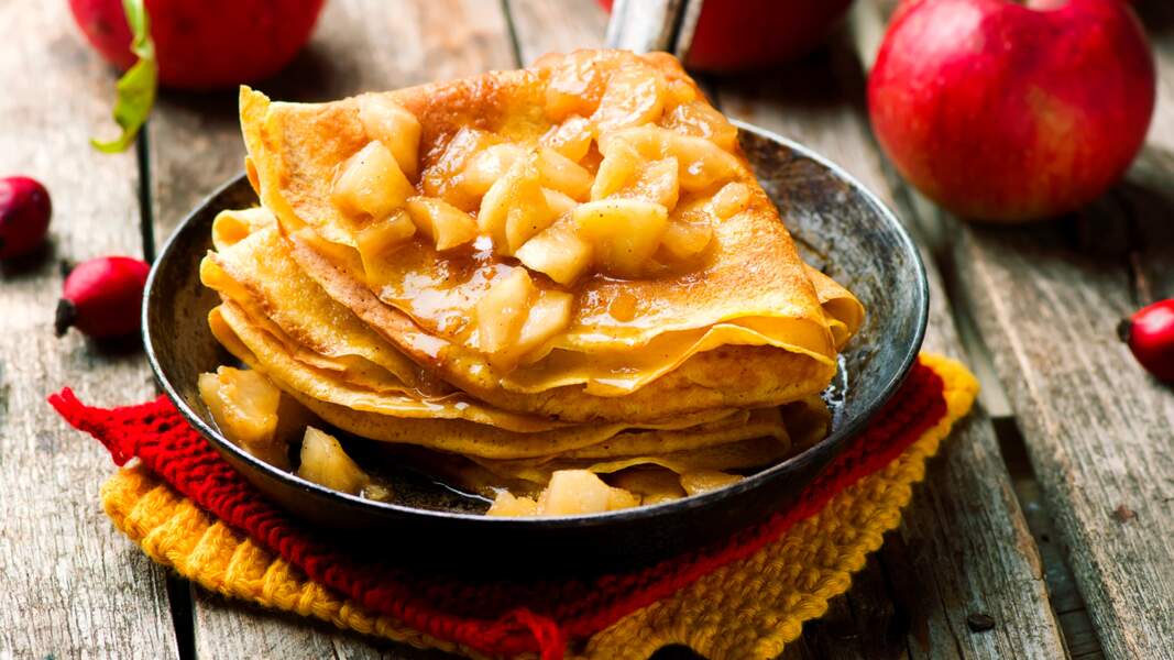 Nos meilleures recettes ultra-gourmandes et faciles de crêpes aux pommes