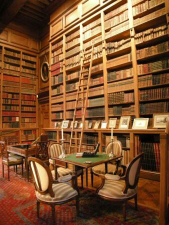 La bibliothèque du château de Serrant