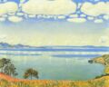 Le lac de Genève vu de Chexbres par Ferdinand Hodler