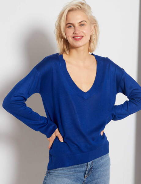 Sweat-shirt Femme Grande Taille Gaufré - Col Rond, Manches Longues - Coupe Ample Et Décontractée - Sans Capuche - 8