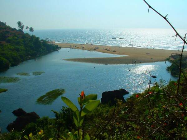 Pause balnéaire sur une des plages de Goa