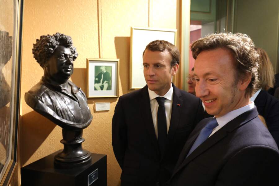 Stéphane Bern et Emmanuel Macron