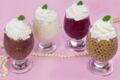 Crème dessert vegan tapioca au lait de sarrasin, cranberries et amandes