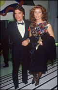 Bernard Tapie et son épouse Dominique Tapie (1986)