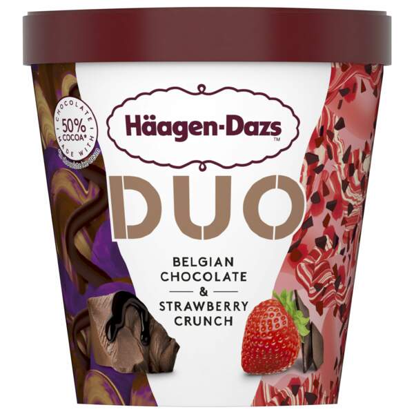 Duo fraise chocolat - Häagen-Dazs