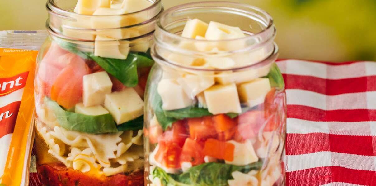 Salade jars au fromage 