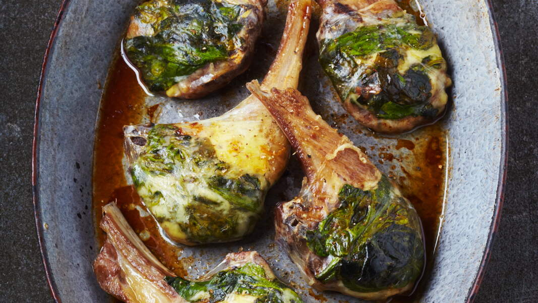 Côtes d’agneau bio façon caillette
