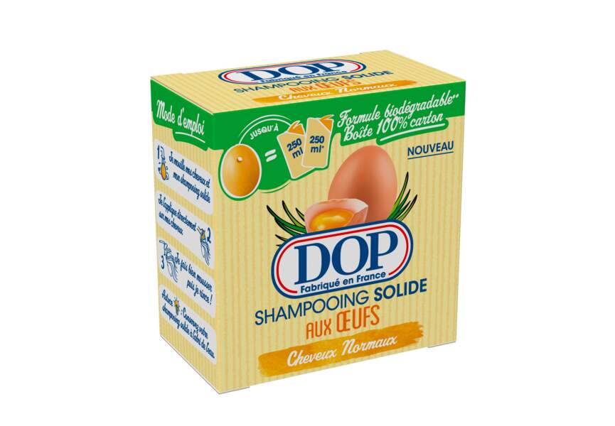 Le shampooing solide aux oeufs Dop