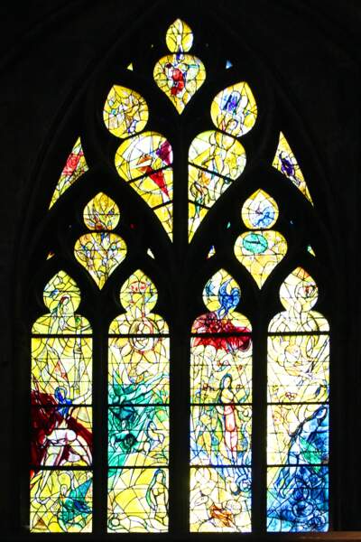 Des vitraux de Marc Chagall à la cathédrale de Metz