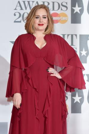 Adele, 28 ans, en février 2016 