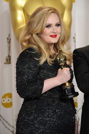 Adele et son oscar en février 2013