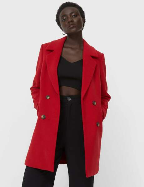 Manteau tendance : rouge