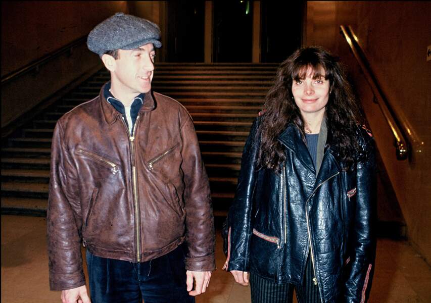 Marie Trintignant a été en couple avec François Cluzet avec qui elle a joué dans "Une affaire de femmes". Ici, en décembre 1991, à la première d'un film. Ils ont eu un enfant prénommé Paul, né en 1993.