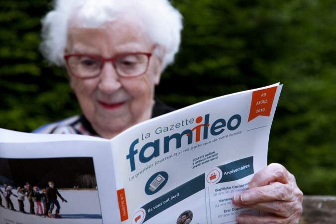 La gazette familiale pour garder le lien avec grand-mère
