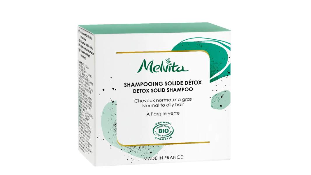 Shampooing solide détox Melvita