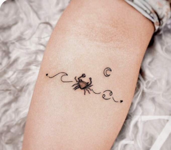 Un tatouage astrologique