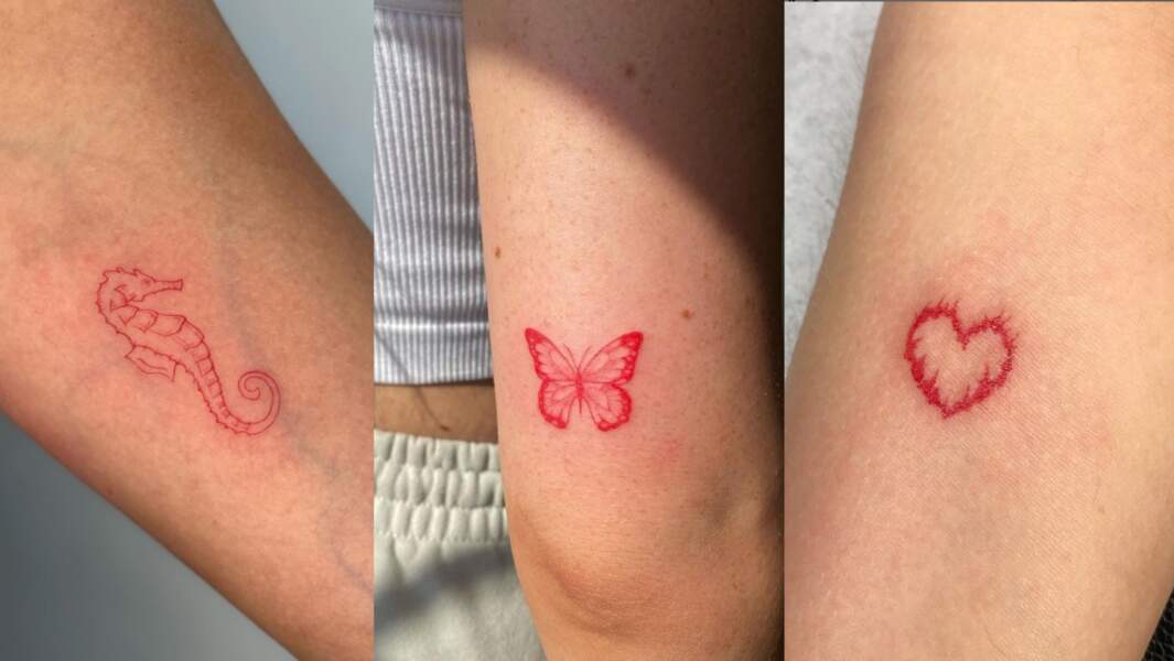 Les 15 plus beaux tatouages à l’encre rouge 