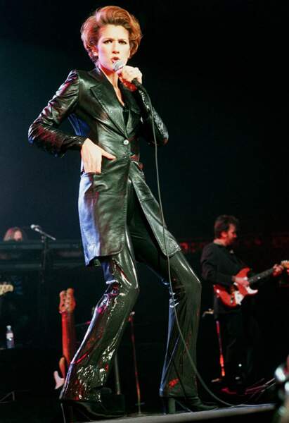 Céline Dion : 5 décembre 1995 en concert à Bercy, à Paris.