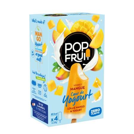 Bâtonnets mangue et cœur au yaourt - Pop Fruit