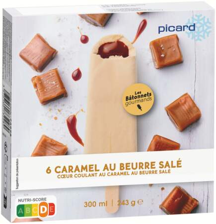 Bâtonnets caramel au beurre salé - Picard